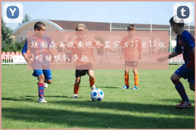杨瀚森高效表现尽显实力17分11板2帽助球队争胜